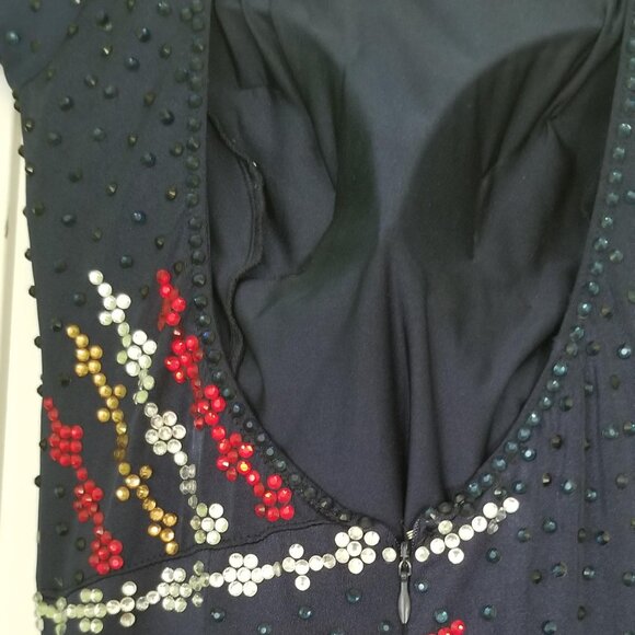 Latin dance competition dress, size S - Picture 9 of 13